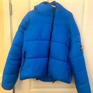 Royal Blue Calvin Klein Winter Coat